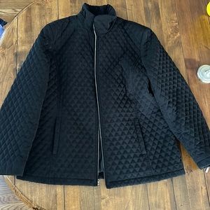 Portrait Black Quilted Jacket